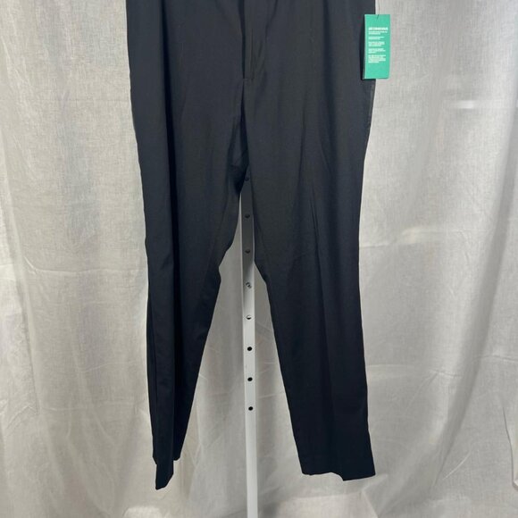 NWT H&M Slim Fit Coupe Etroite Tuxedo Pants in Black - Size 36R - Picture 2 of 11